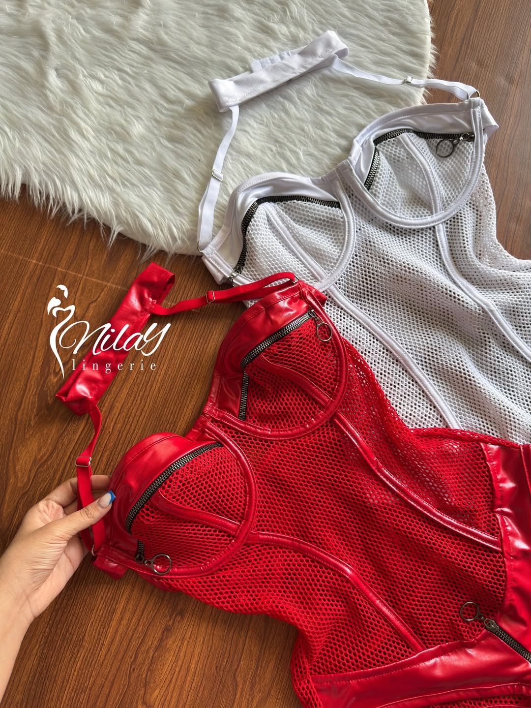 بادی زیپی فنردار زنبوری  کد 1088