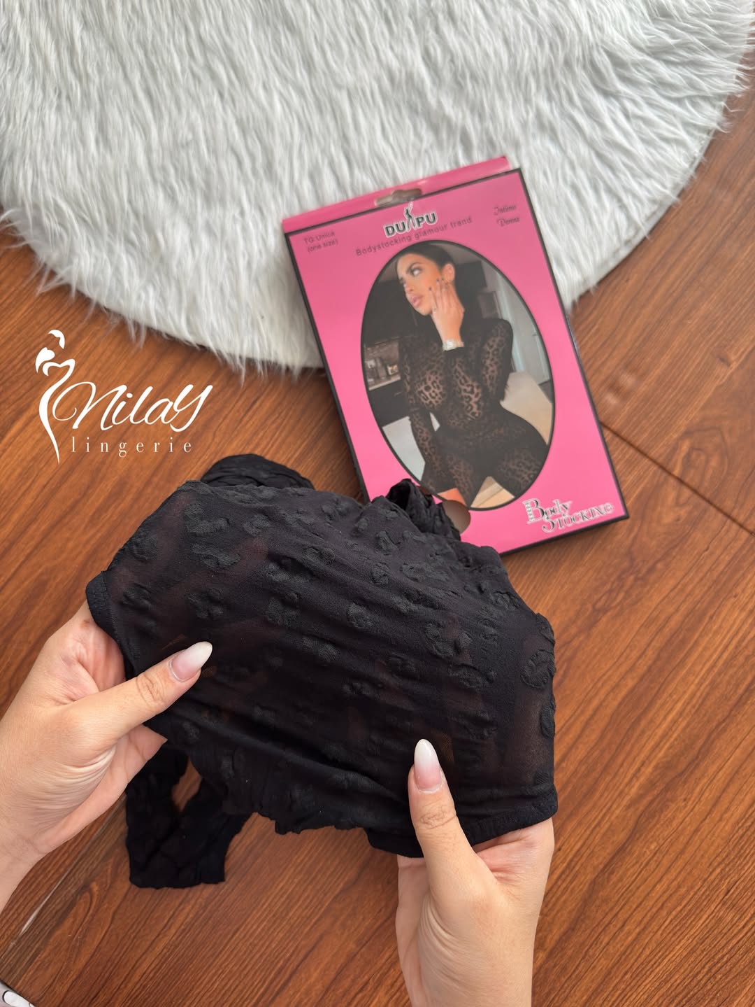 یکسره حریر پلنگی فاق باز‌  کد 1022