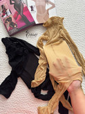 بادی یکسره فاق باز شیشه ای کد 3971