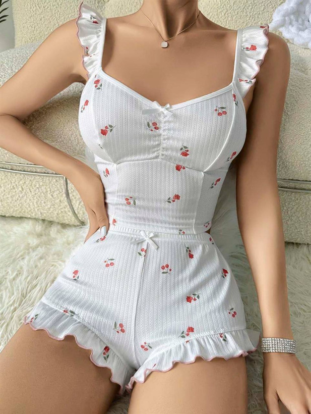 ست تاپ و شورتک راحتی کد 351